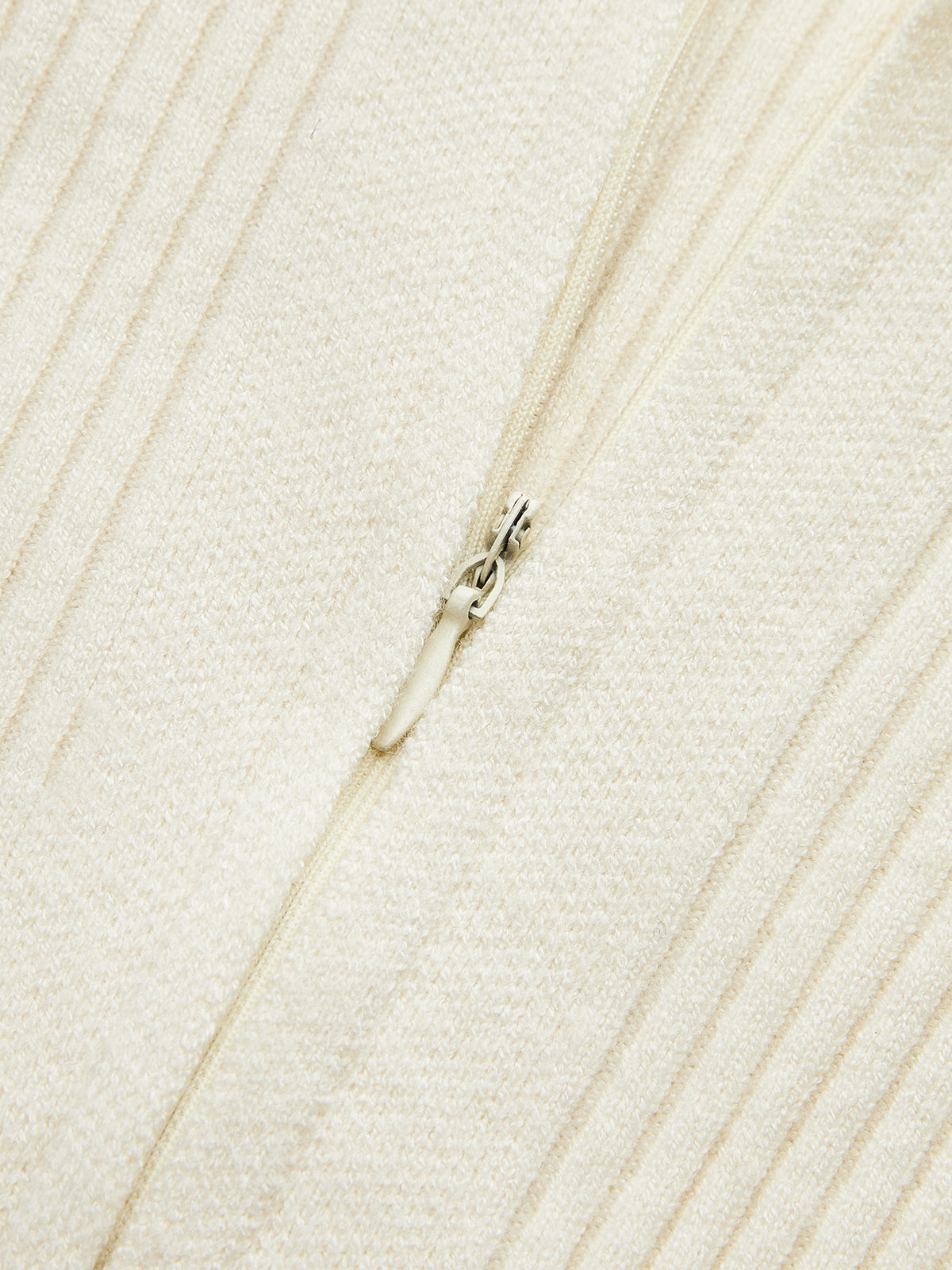 Ribbed Polo Zip Knit Bodysuit