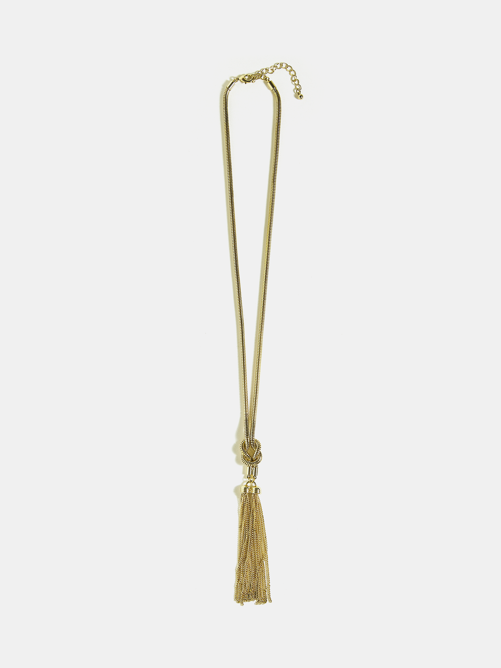 Tassel Knot Long Necklace