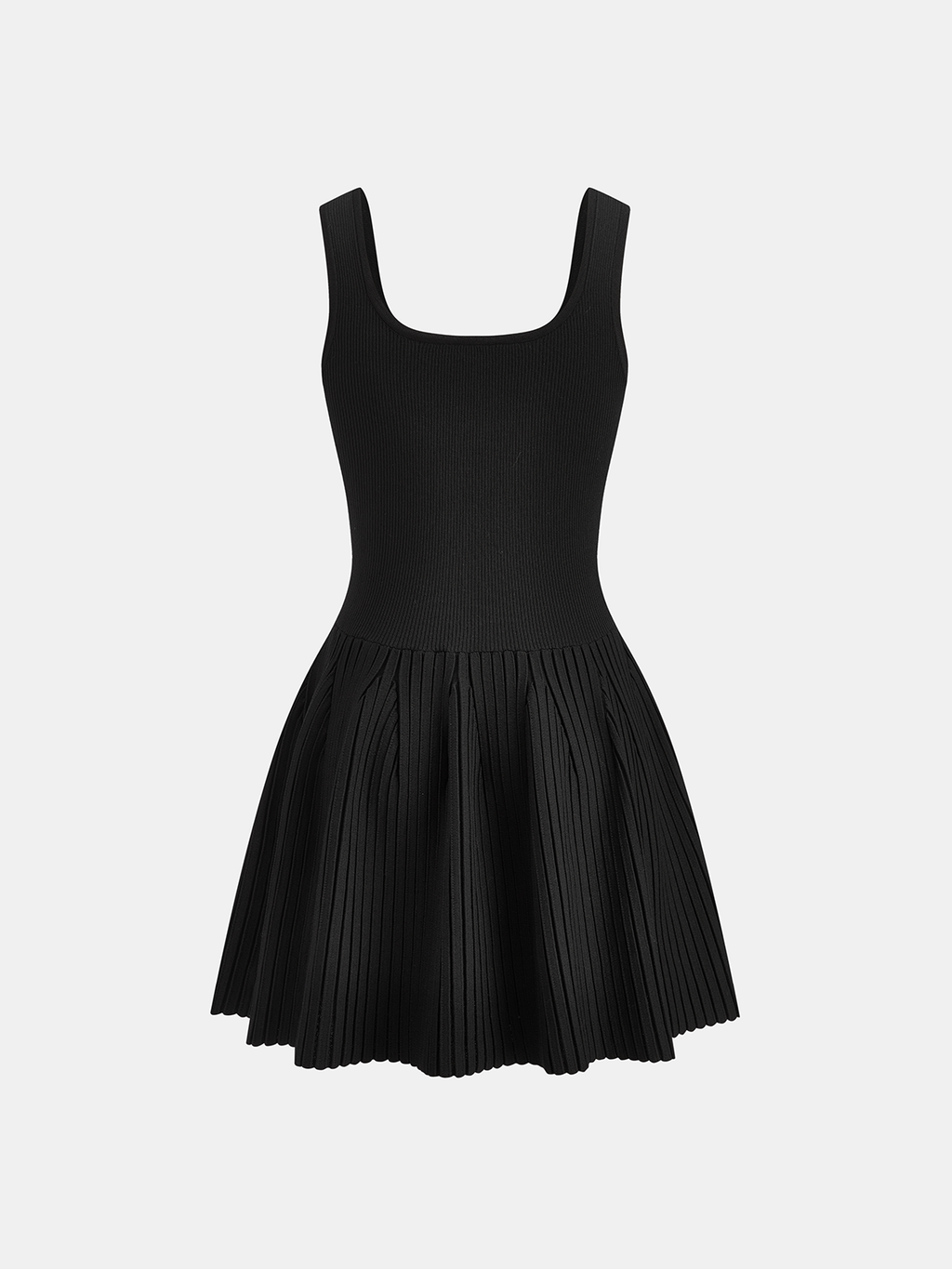 Figurbetontes Minikleid mit Strassverzierungen