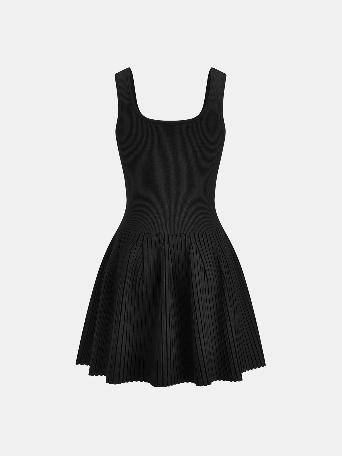 Figurbetontes Minikleid mit Strassverzierungen