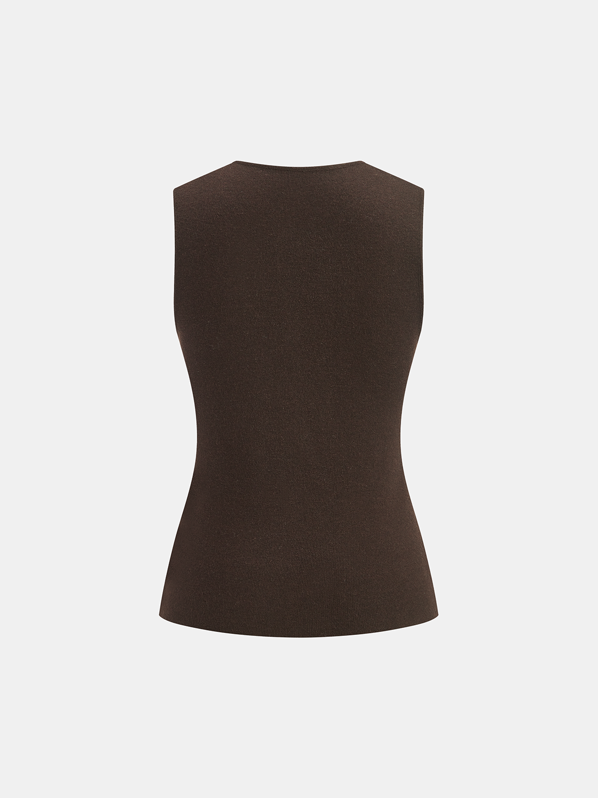 Wool Blend Metal Button Vest and Skirt Set