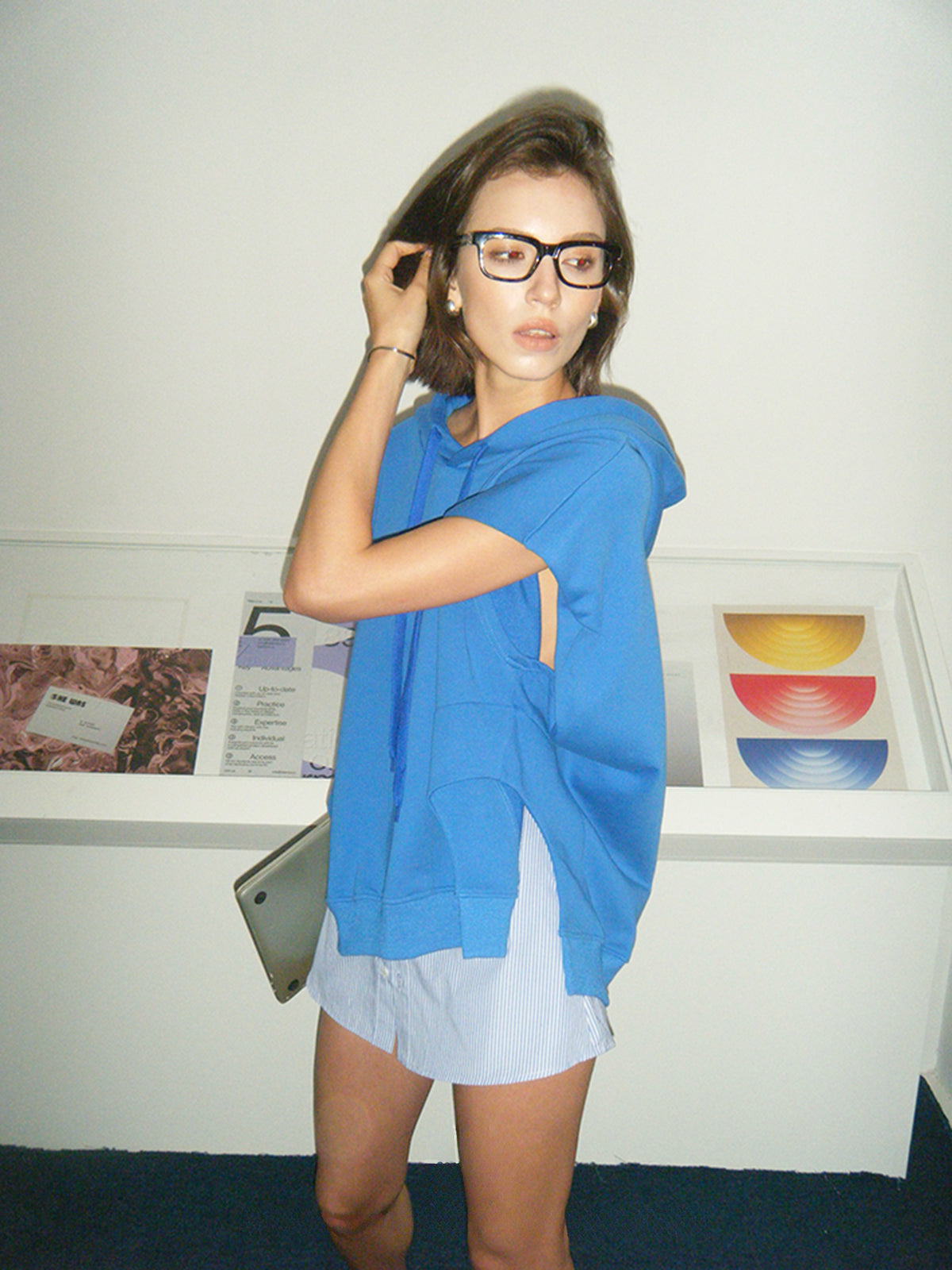 Sleeveless Hooded Sweatshirt