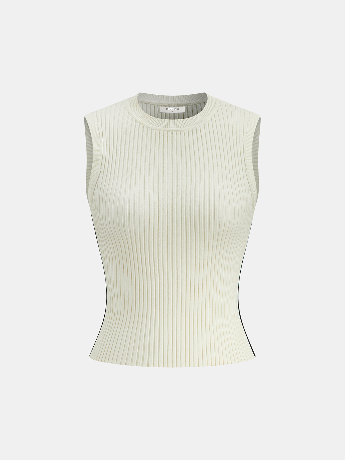 Sleeveless Top and Striped Maxi Skirt Set