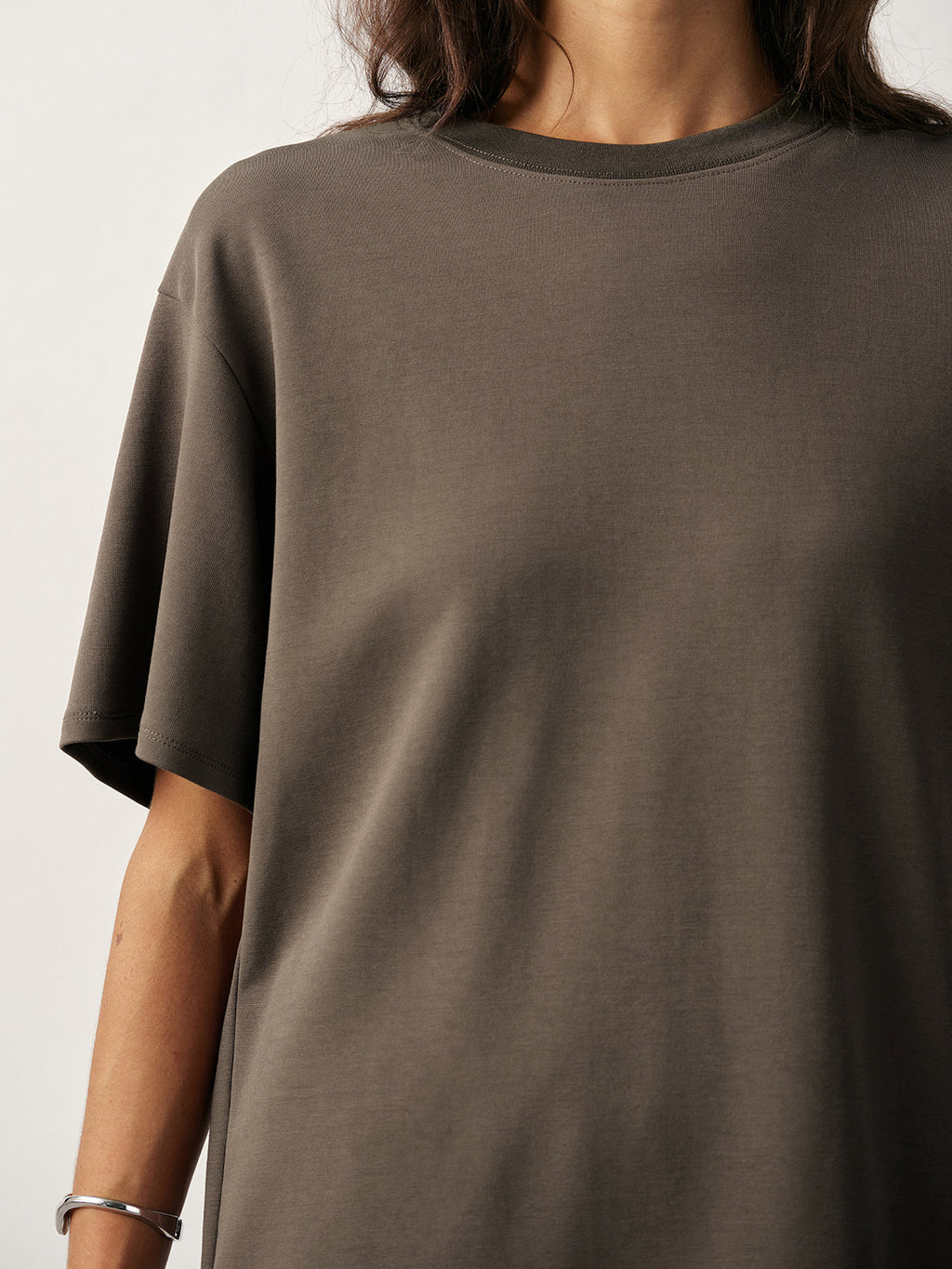 Kurzärmliges Rundhals-T-Shirt