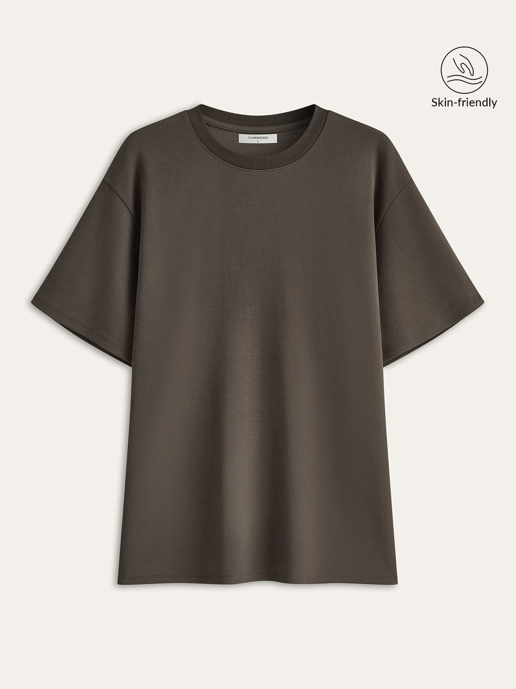 Kurzärmliges Rundhals-T-Shirt