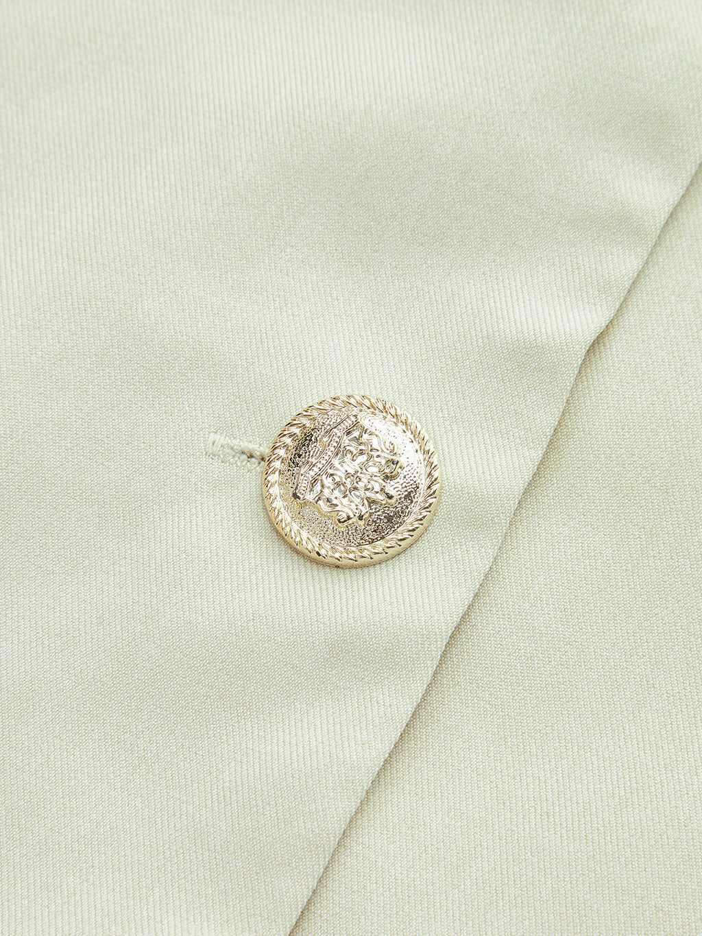 Robe longue boutonnée à col tailleur