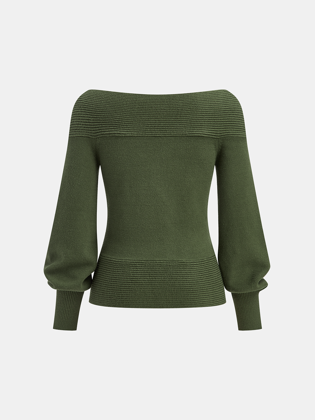 Off-Shoulder Twist Knit Top