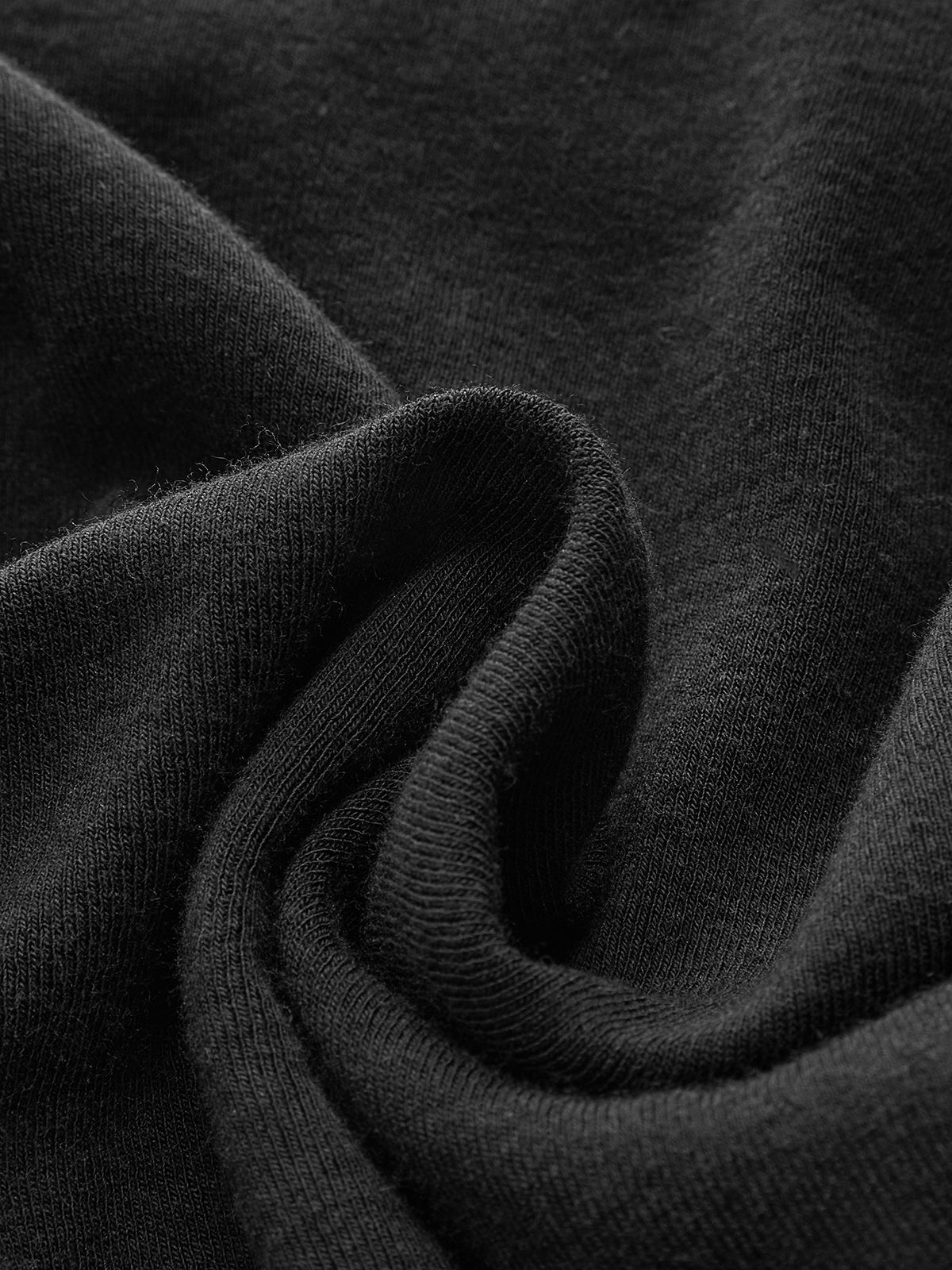 T-shirt ajusté à col montant et manches longues