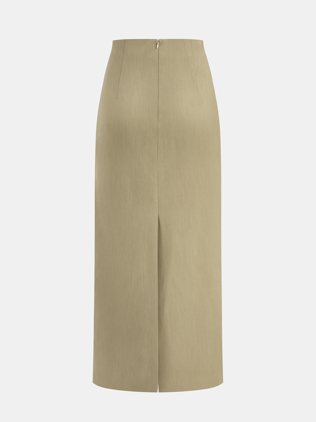 Jupe drapée asymétrique ceinturée