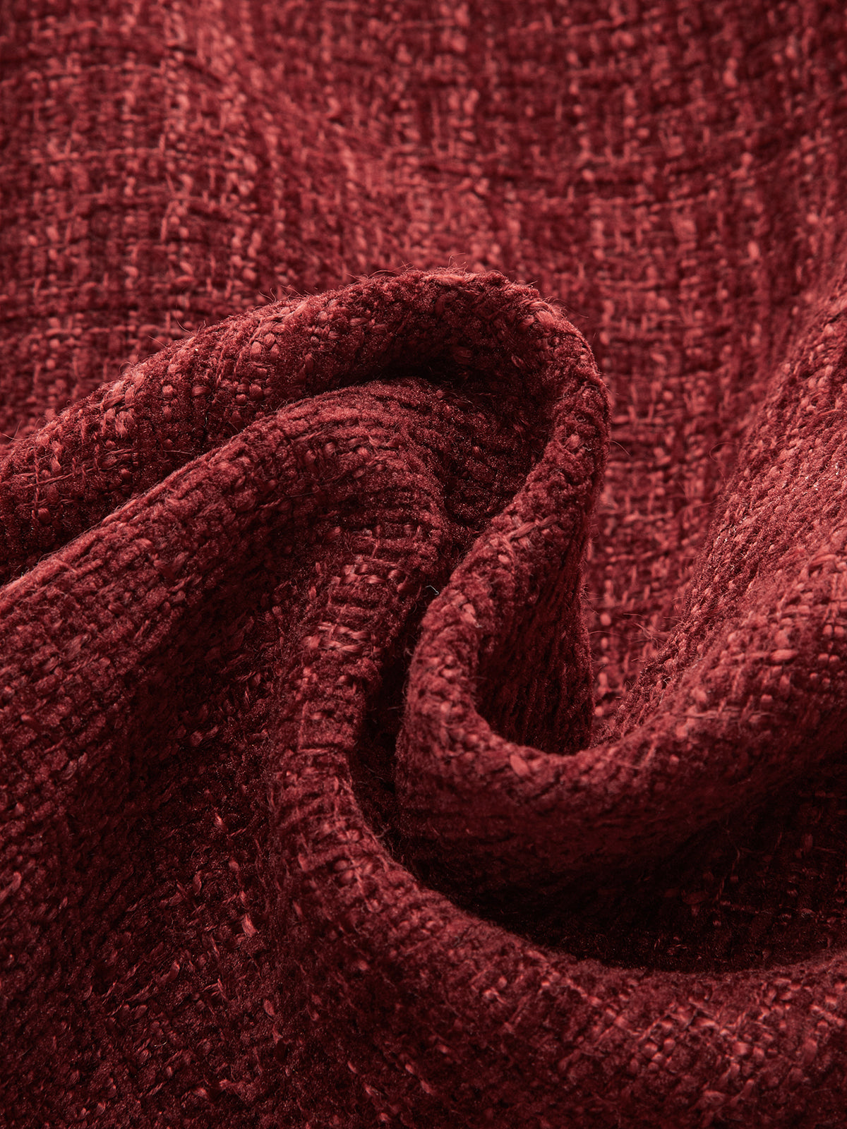 Metal Button Tweed Cropped Blazer