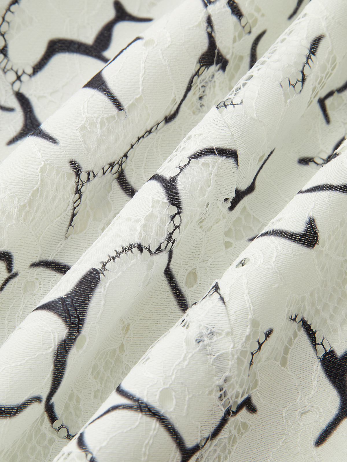 Puff Sleeve Lace Maxi Dress with Double Belt