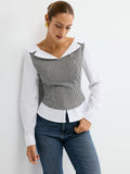 2-in-1 Hemd mit Vichy-Karos