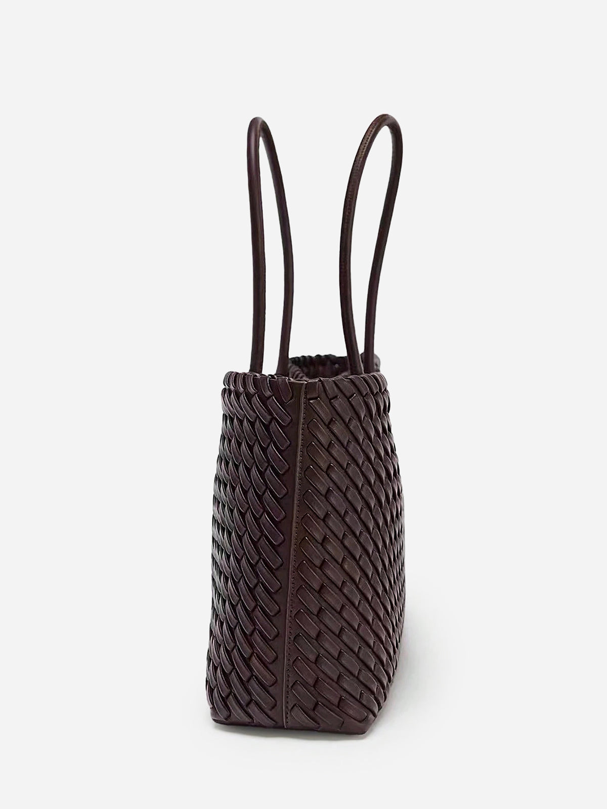 Woven PU Tote Bag