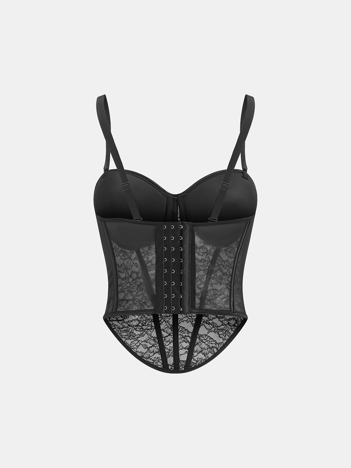 Lace Sheer Corset Top