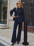 High-Waist Straight-Leg Jeans