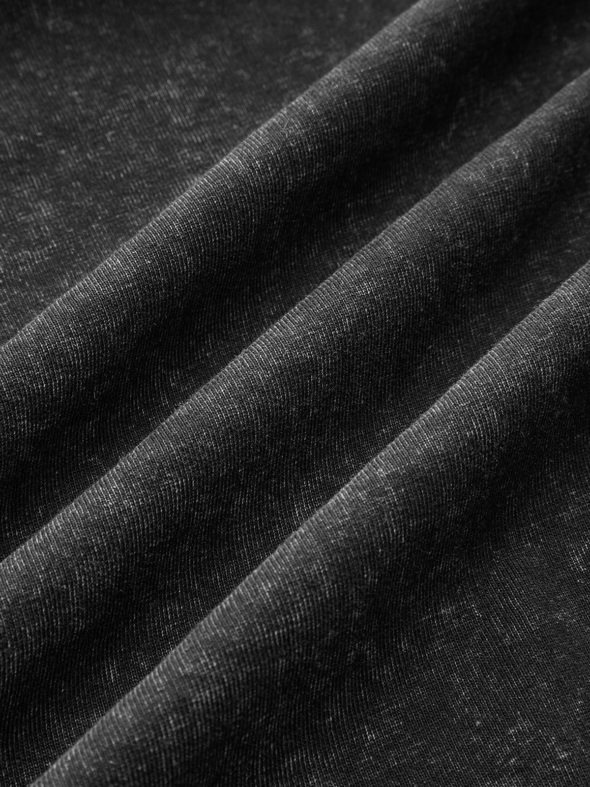 T-shirt à manches longues en coton lavé 