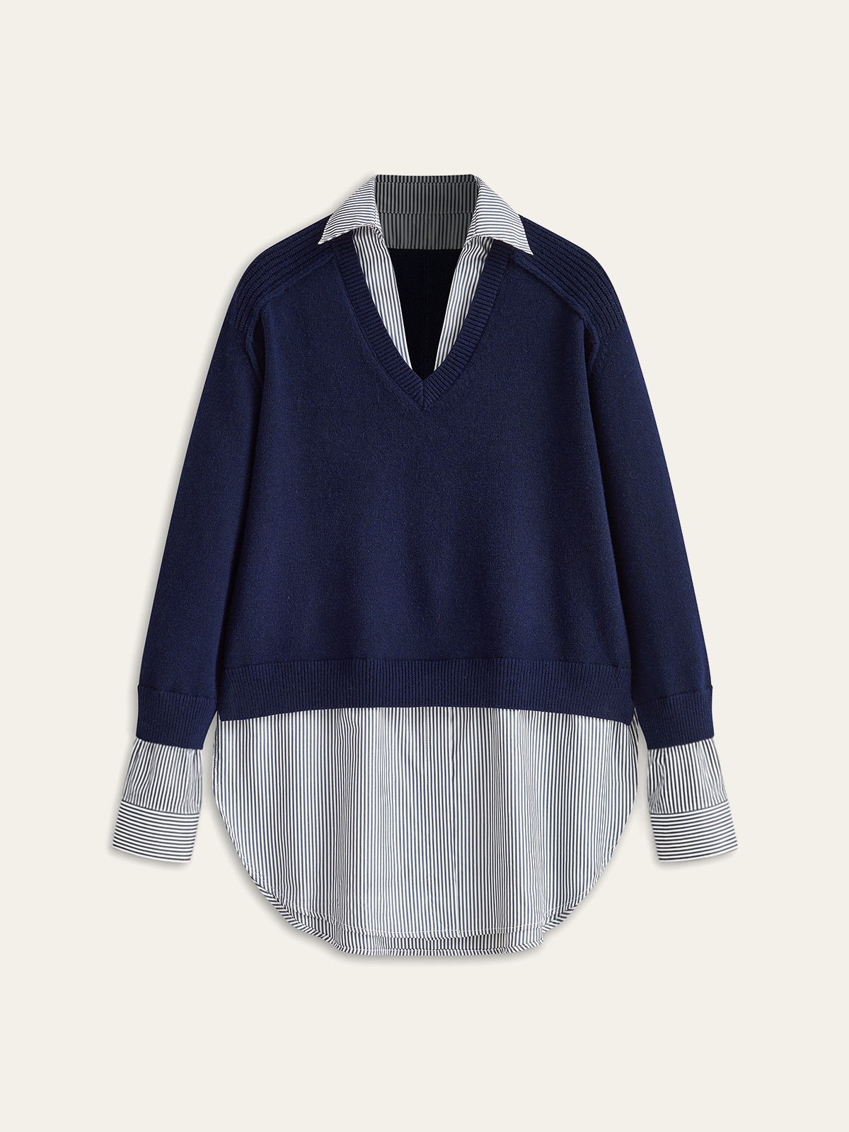2 in 1 Polo Sweater
