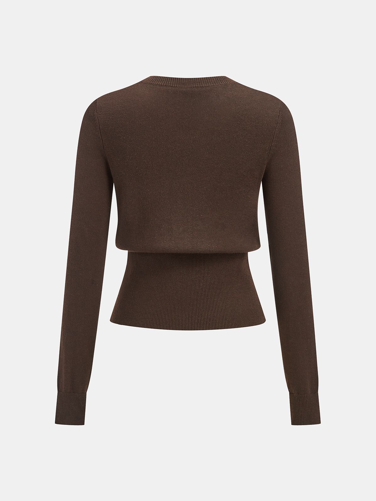 Metal Button Knit Cardigan