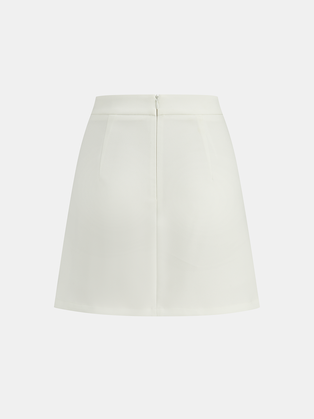 Pleated Panel Mini Skirt