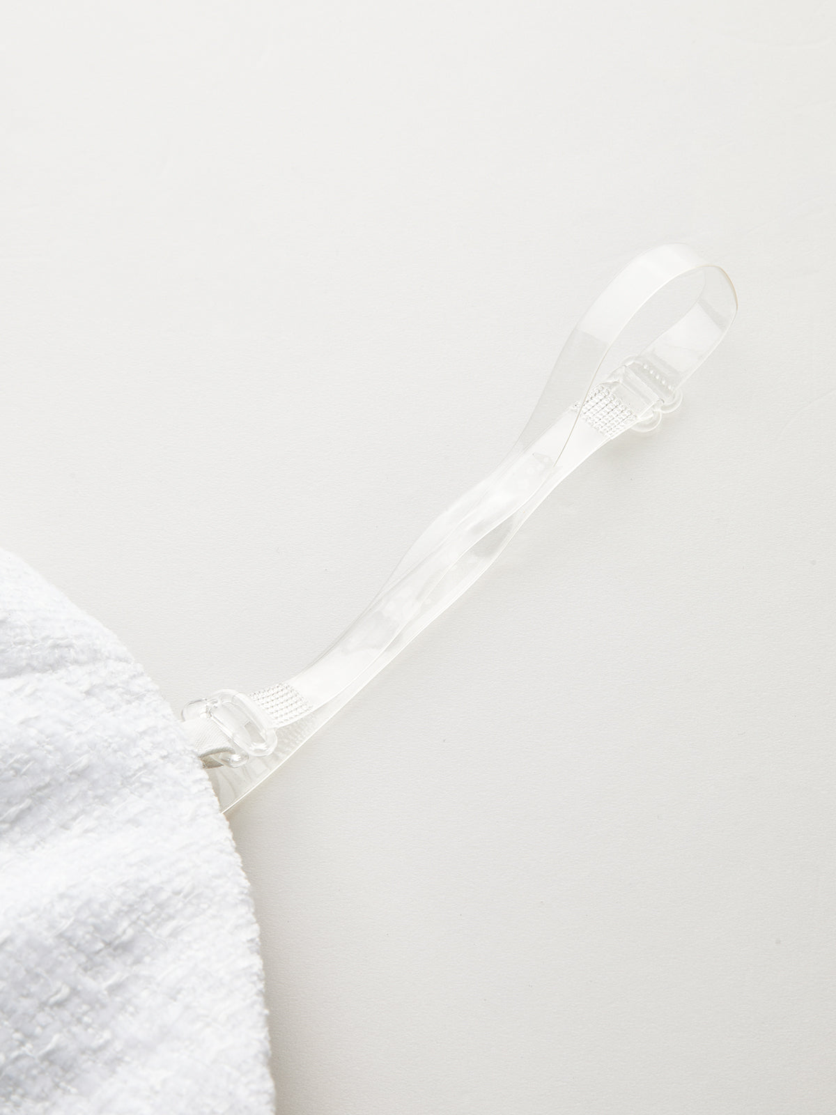 Ensemble haut bustier et mini-jupe en tweed 