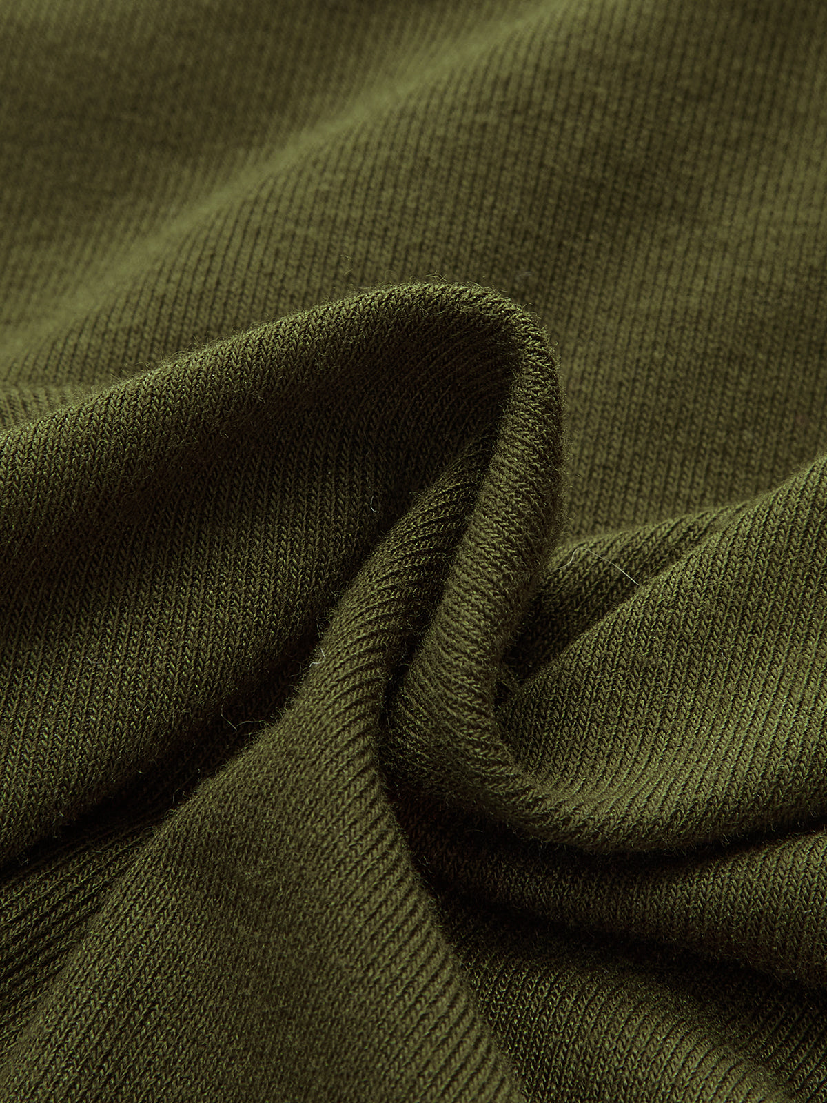 Turtleneck Ruched Decor Button Knit Top