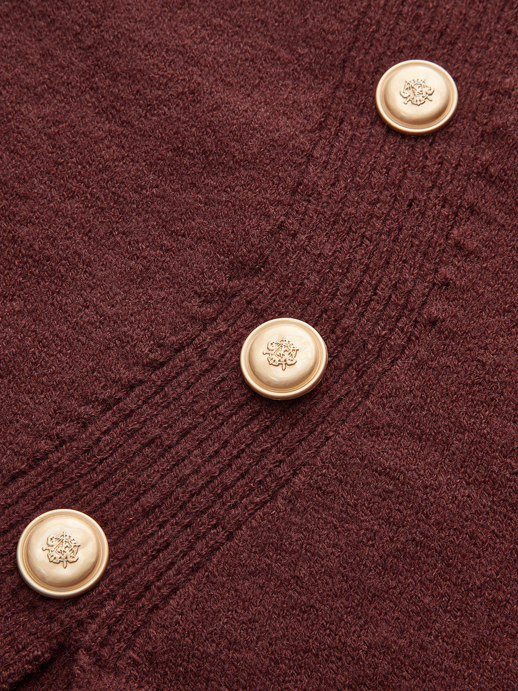 Asymmetrischer Deko-Knopf-Pullover