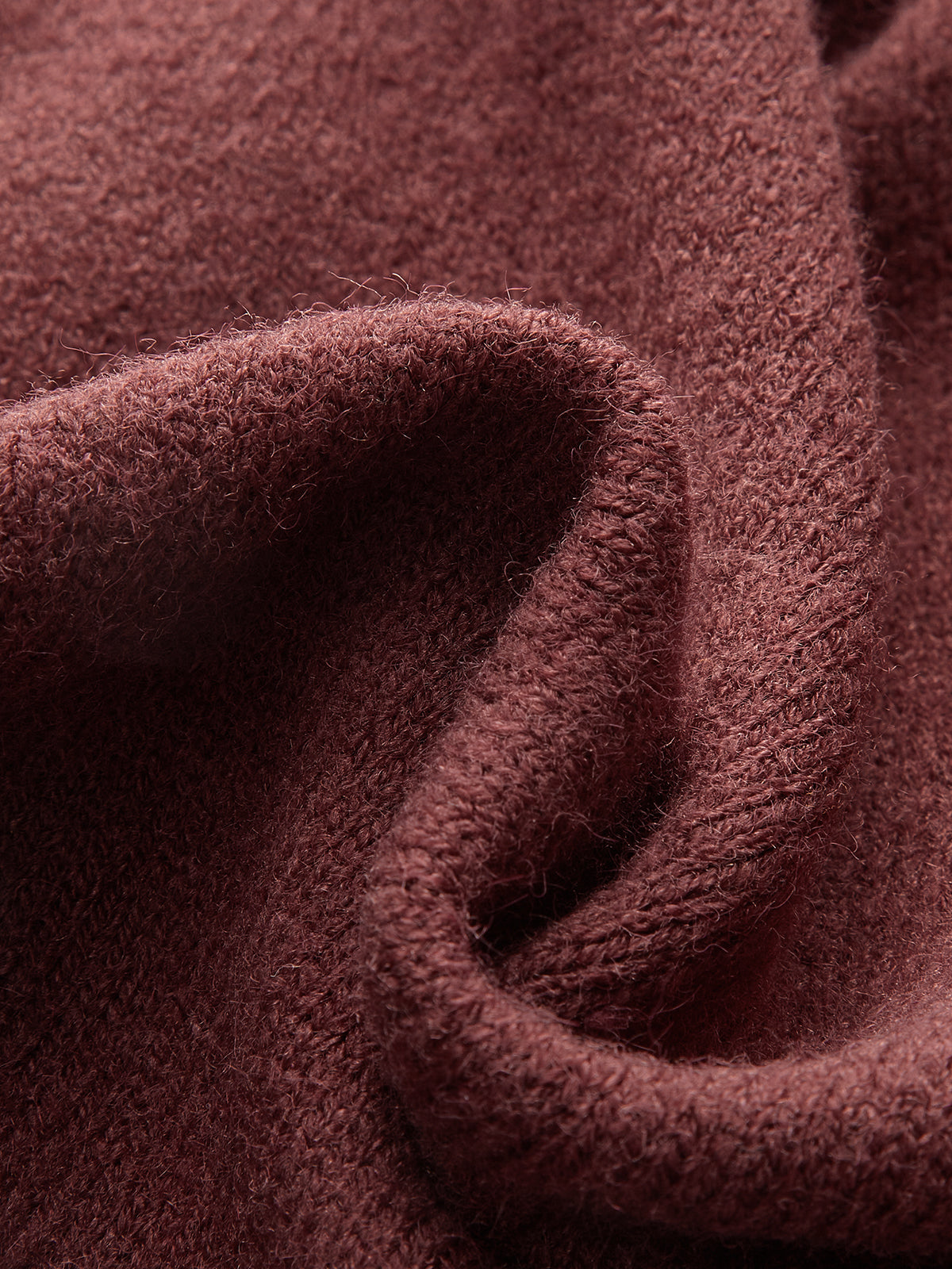 Asymmetrischer Deko-Knopf-Pullover