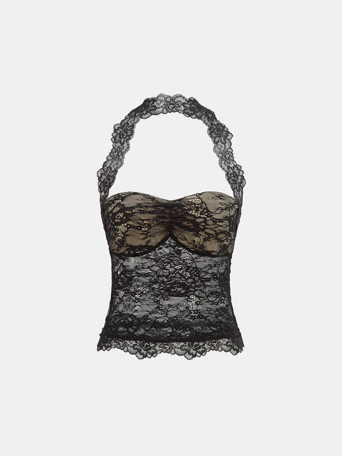 Haut licou en dentelle