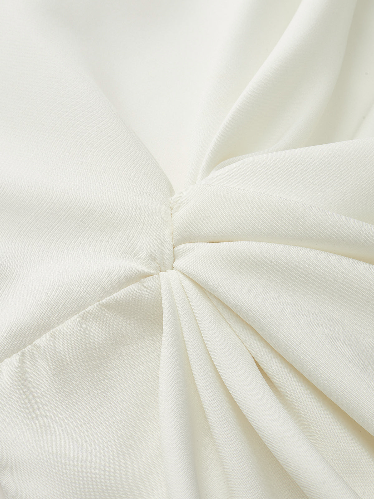 Long-Sleeve Twist Mock Neck Top