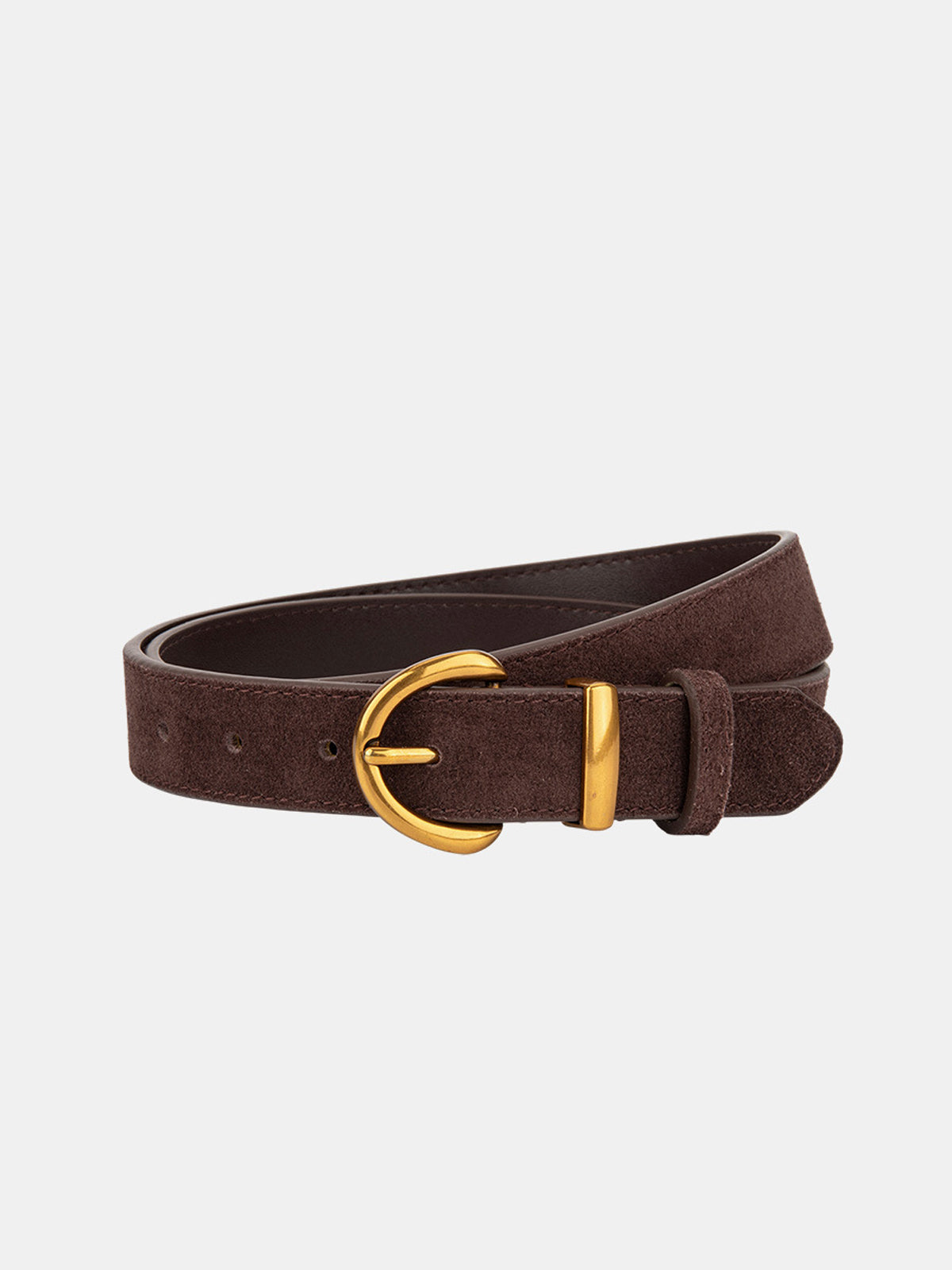 Ceinture en cuir à boucle souple 