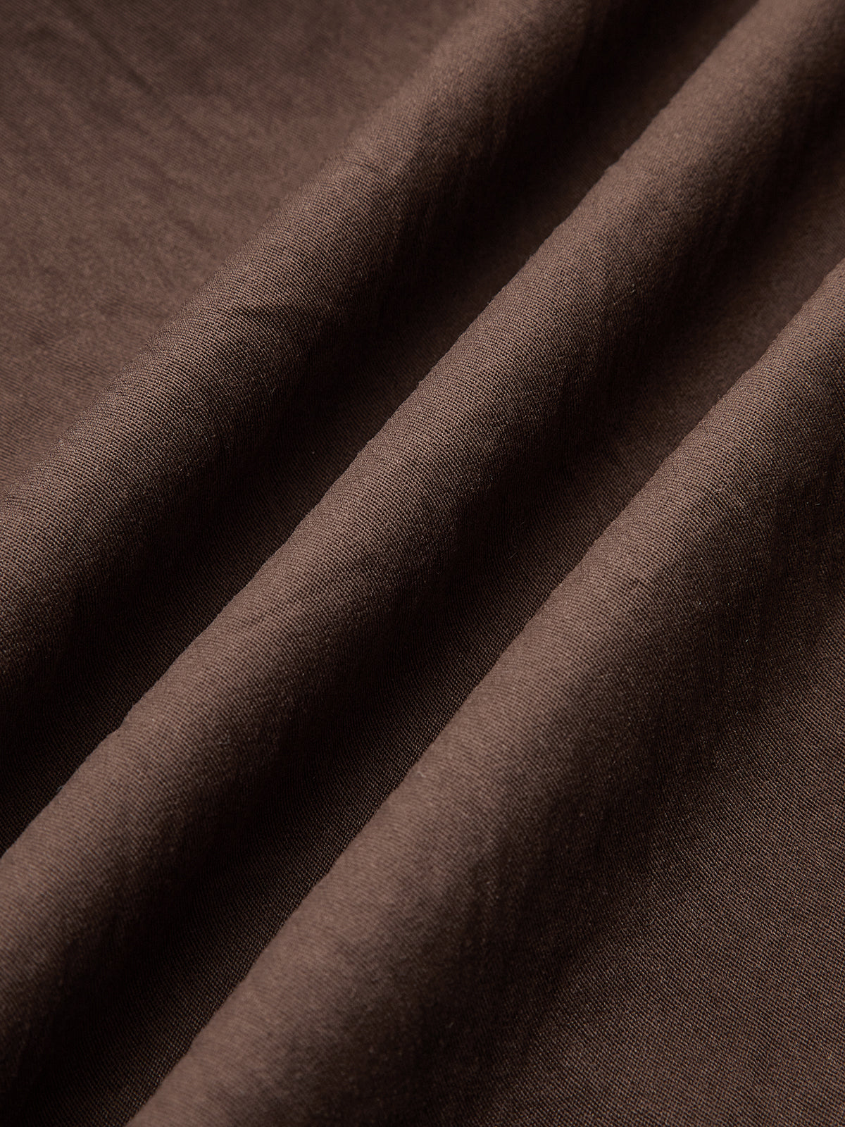 Wrap-Front Tie-Back Shirt Dress