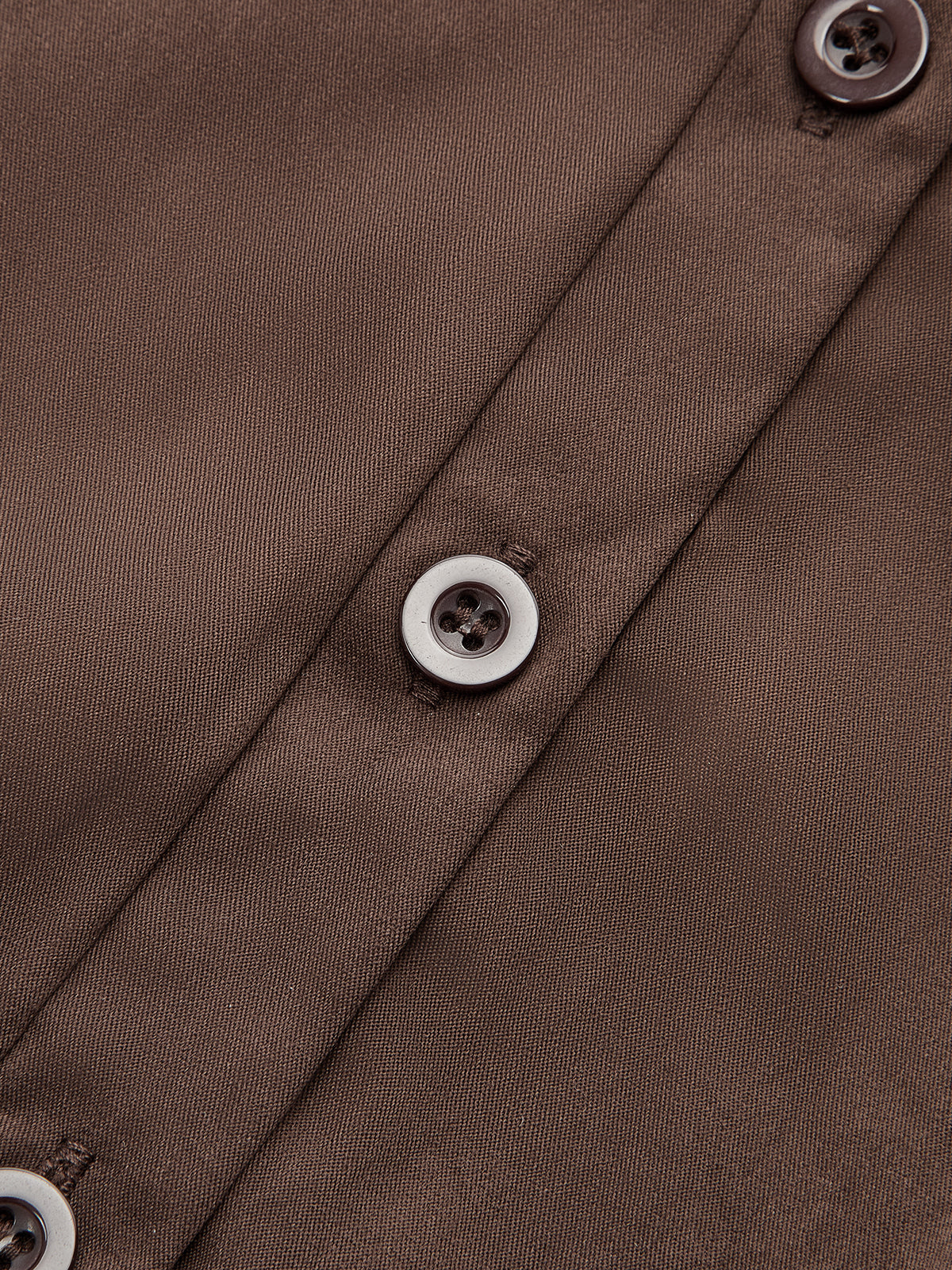 Wrap-Front Tie-Back Shirt Dress