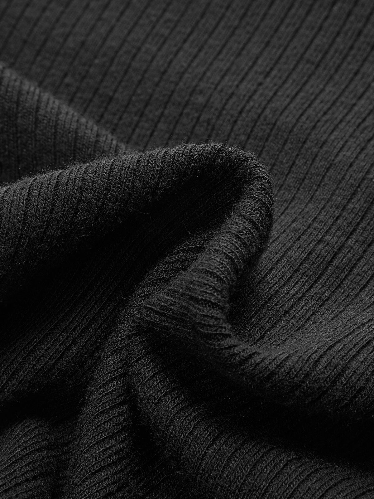 Chemise à manches longues semi-transparente à empiècements côtelés 