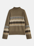 Pullover mit Fair-Isle-Muster aus Wollmischung