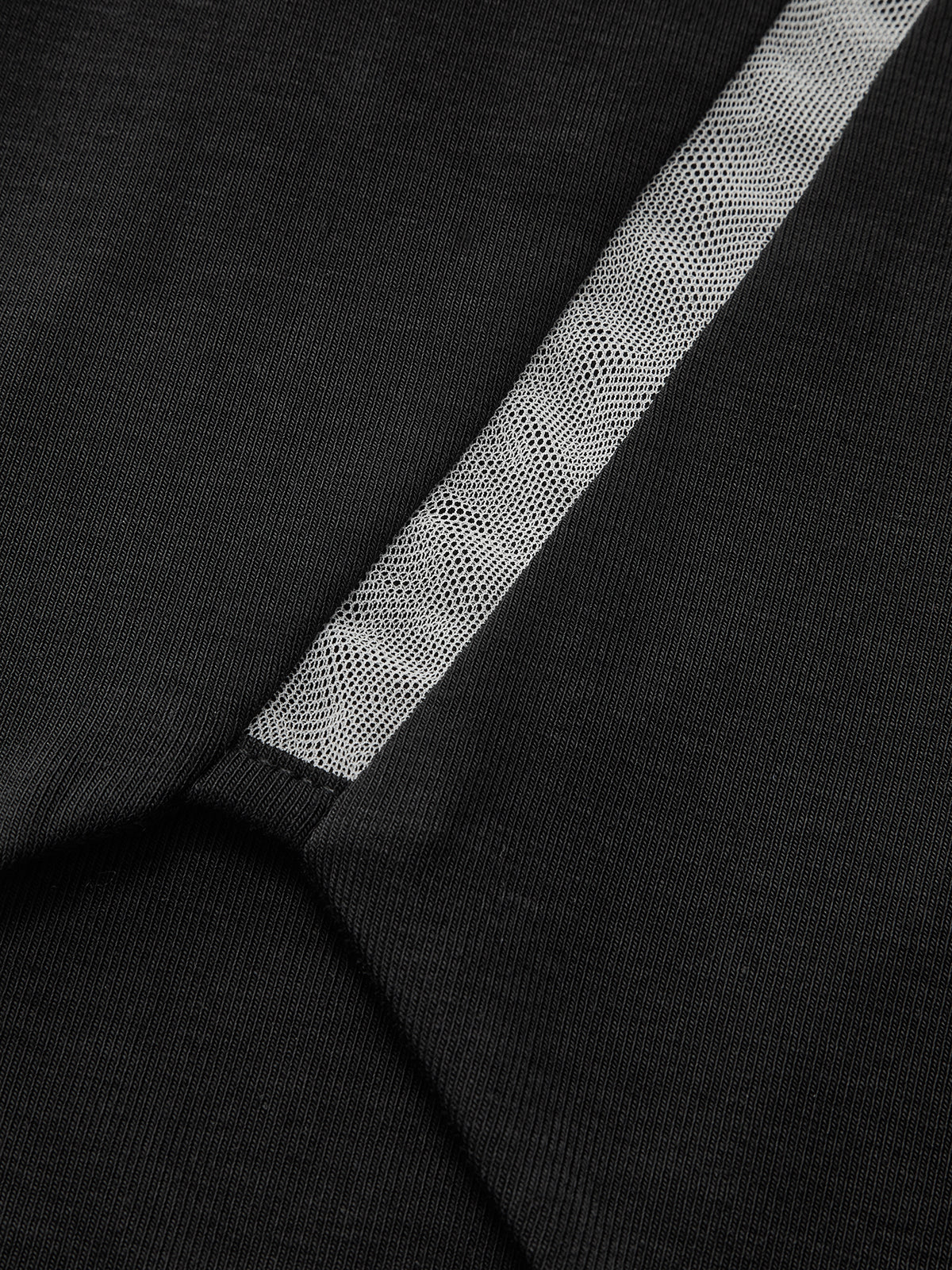 Bra-free Asymmetrical Round Neck Shirt