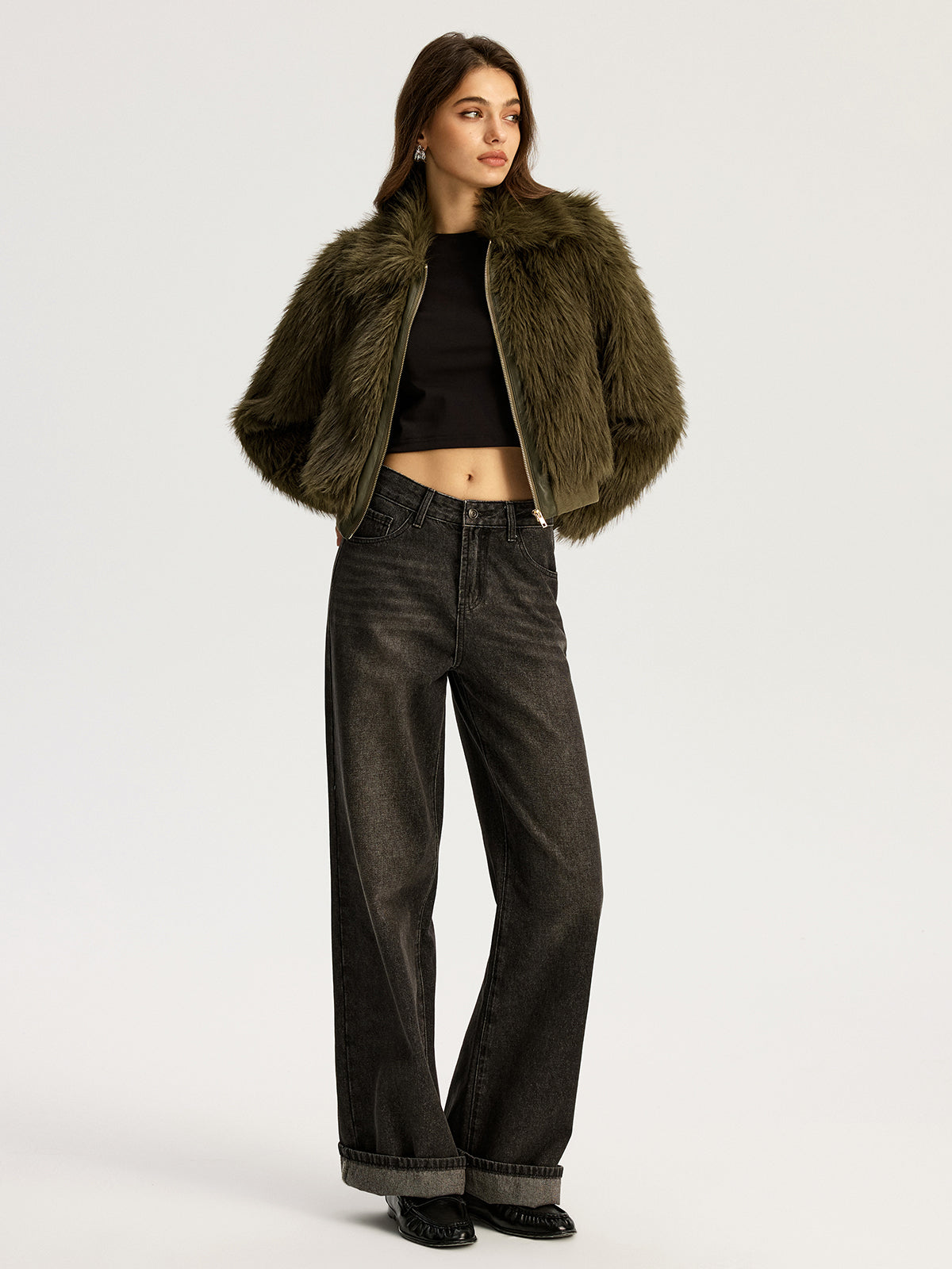 Faux Fur Jacket