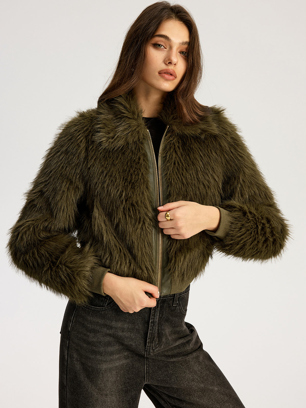Faux Fur Jacket
