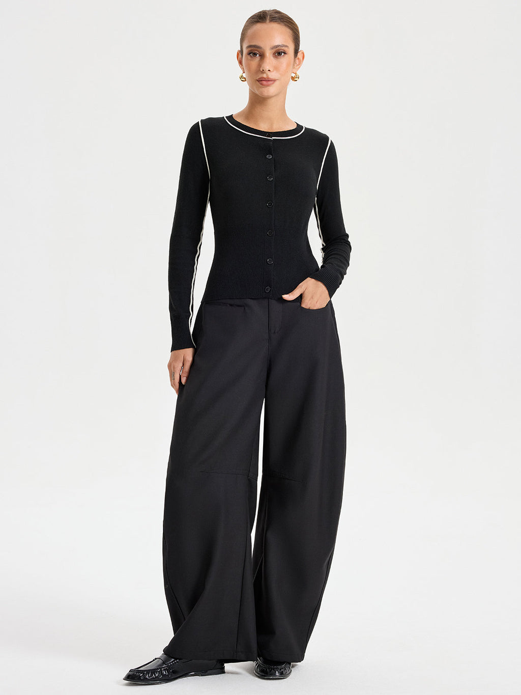 Fine Line Strickjacke