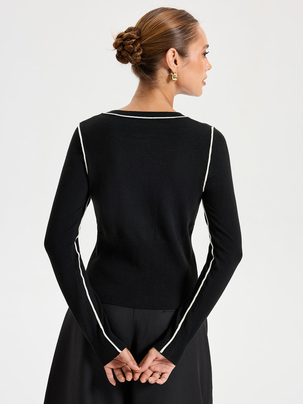 Fine Line Strickjacke