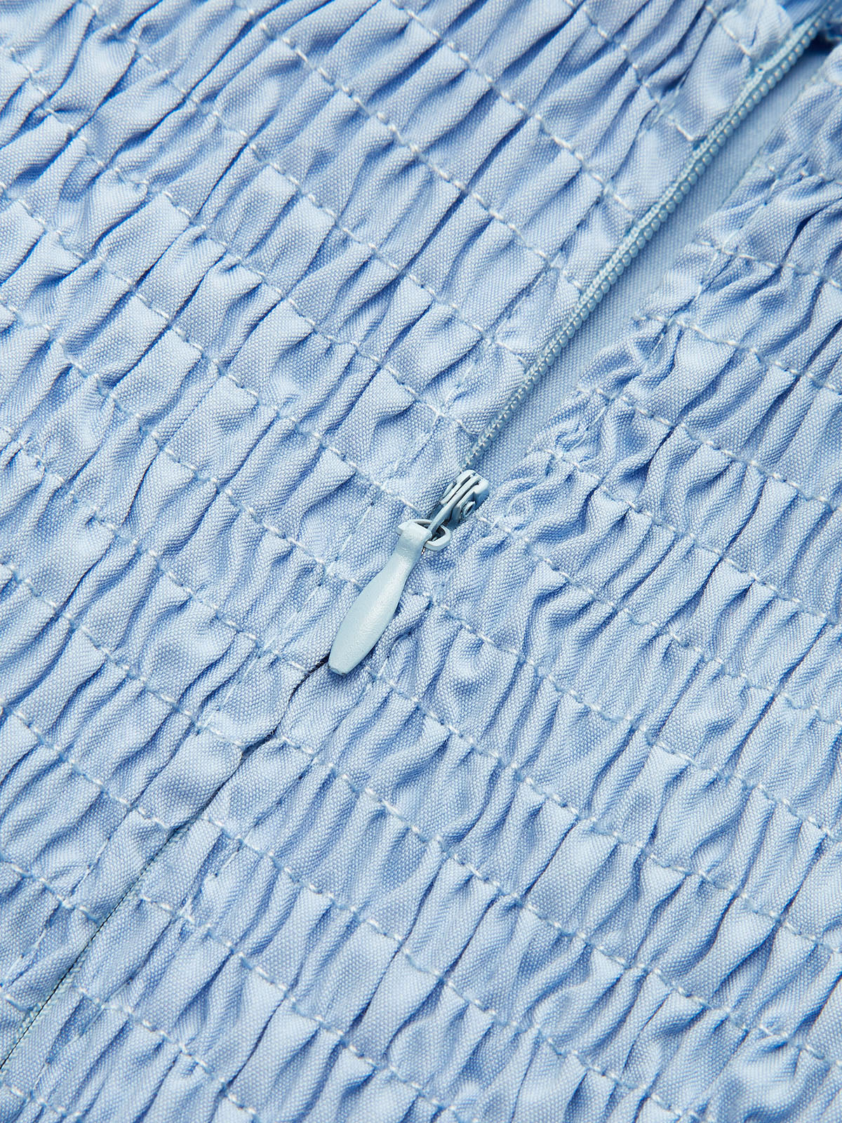 Knotted Gathered Long Sleeve Dress