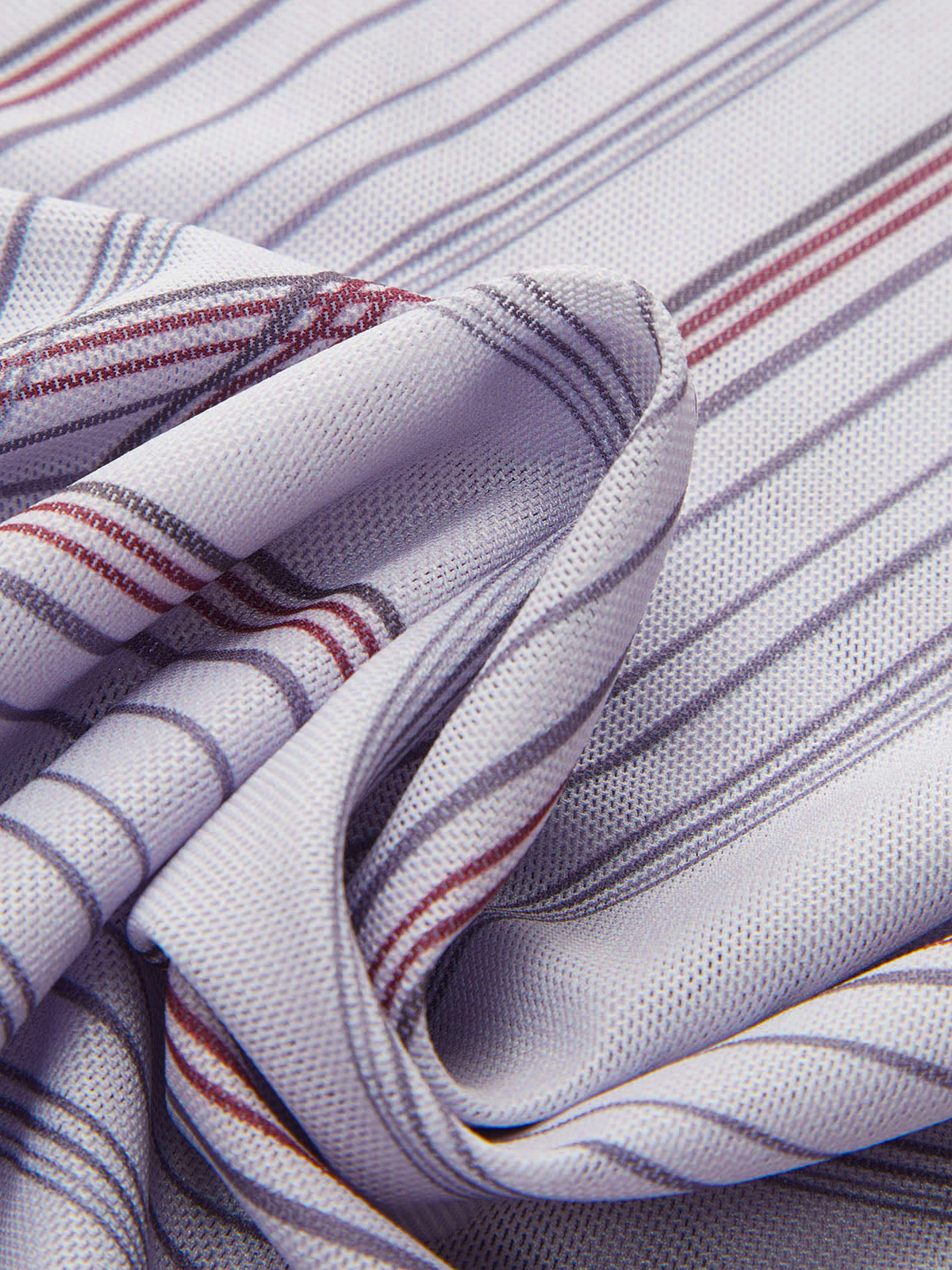 Haut asymétrique à rayures en maille 