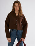 Wool-Blend Cropped Jacket