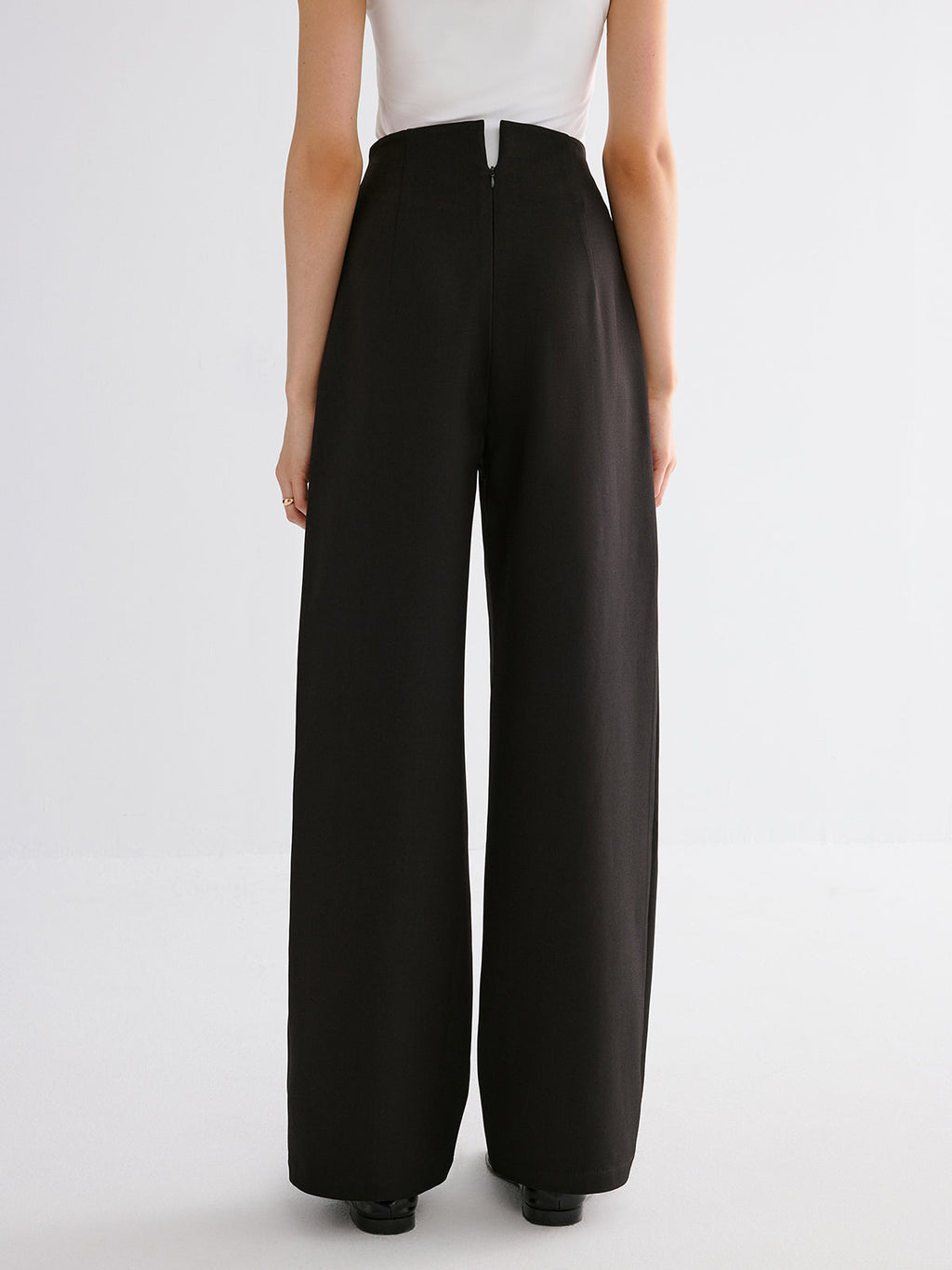 High-Waisted Wide-Leg Pants