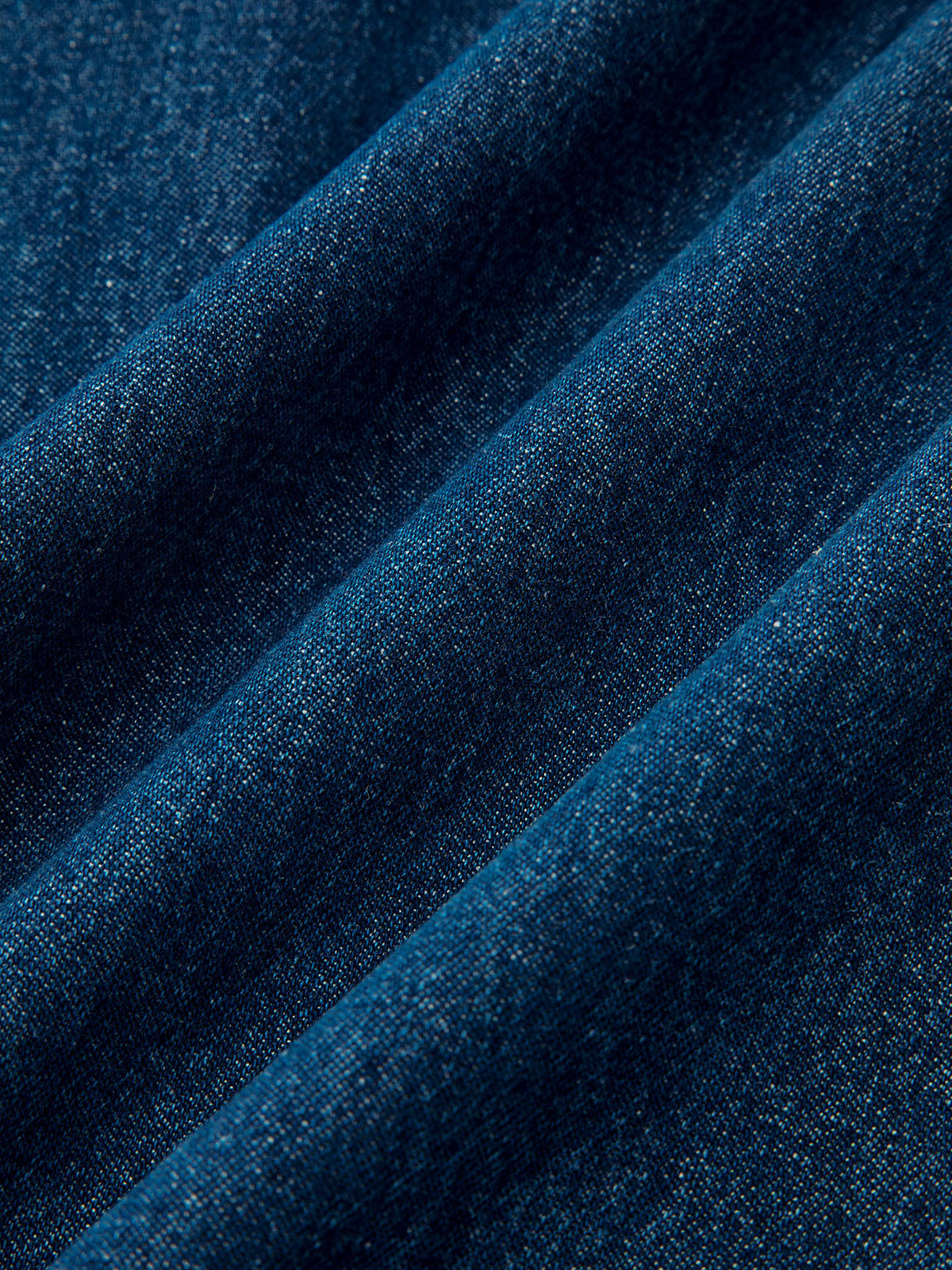 Pantalon en jean à taille élastique et jambes larges 