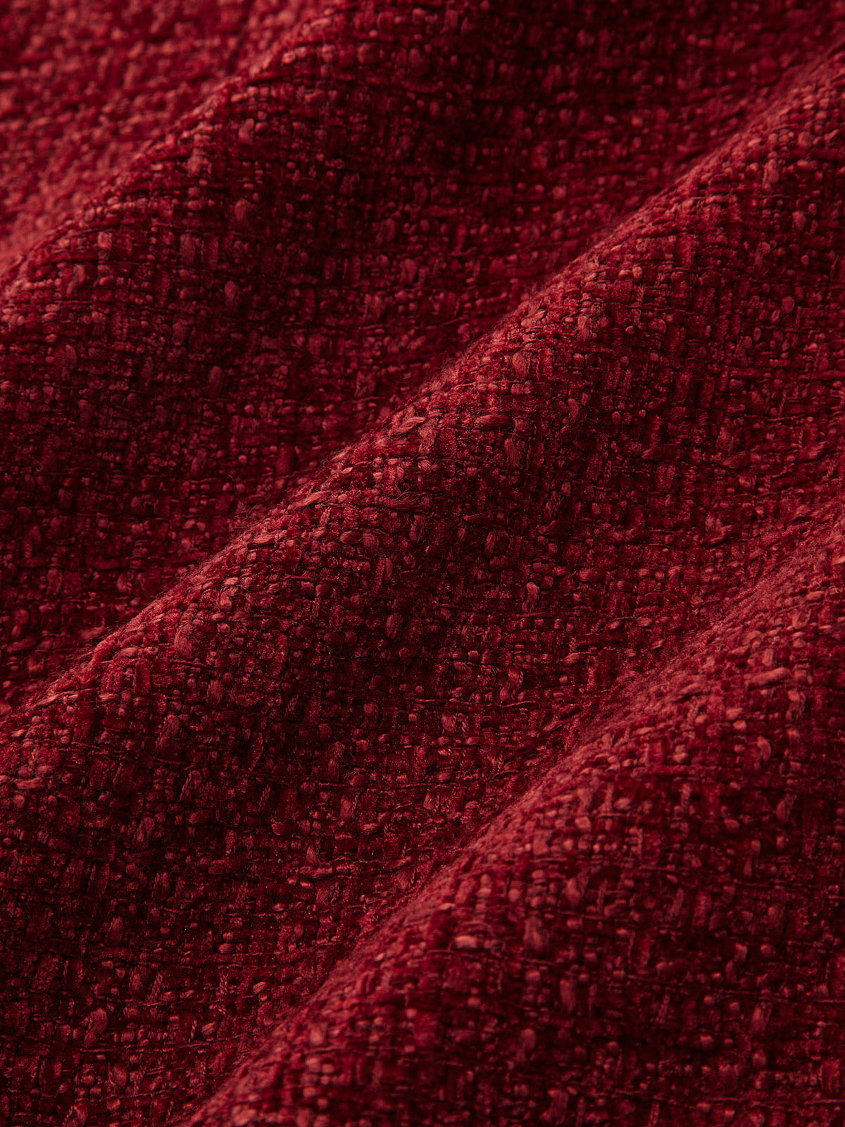 Robe courte en tweed à boucle métallique 