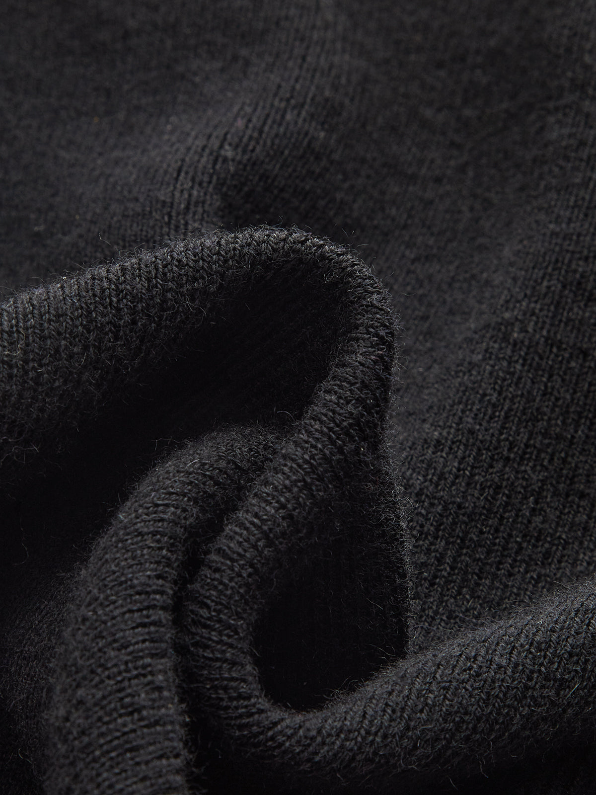 Contrast Trim Wool-Blend Knit Top