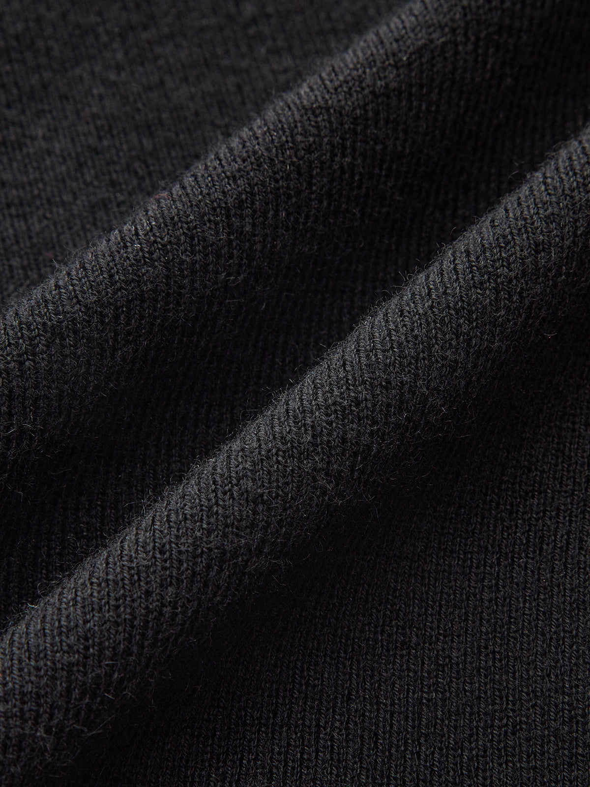 Contrast Trim Wool-Blend Knit Top