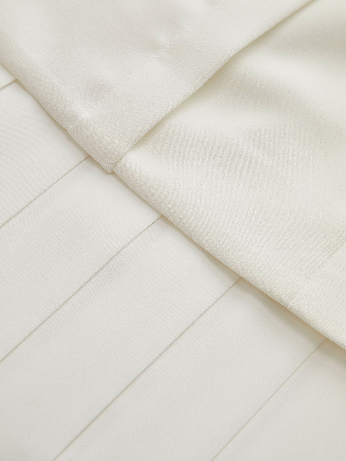 Pleated Strapless Maxi Dress with Detachable Strap