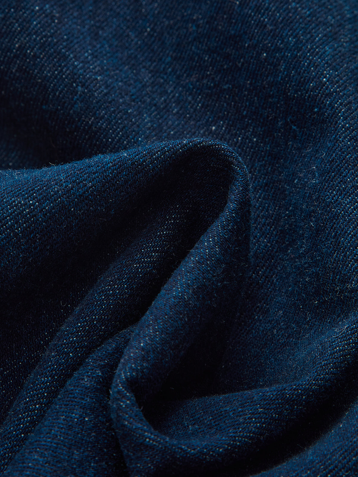 Cross-Over High-Waist Denim Wide-Leg Jeans