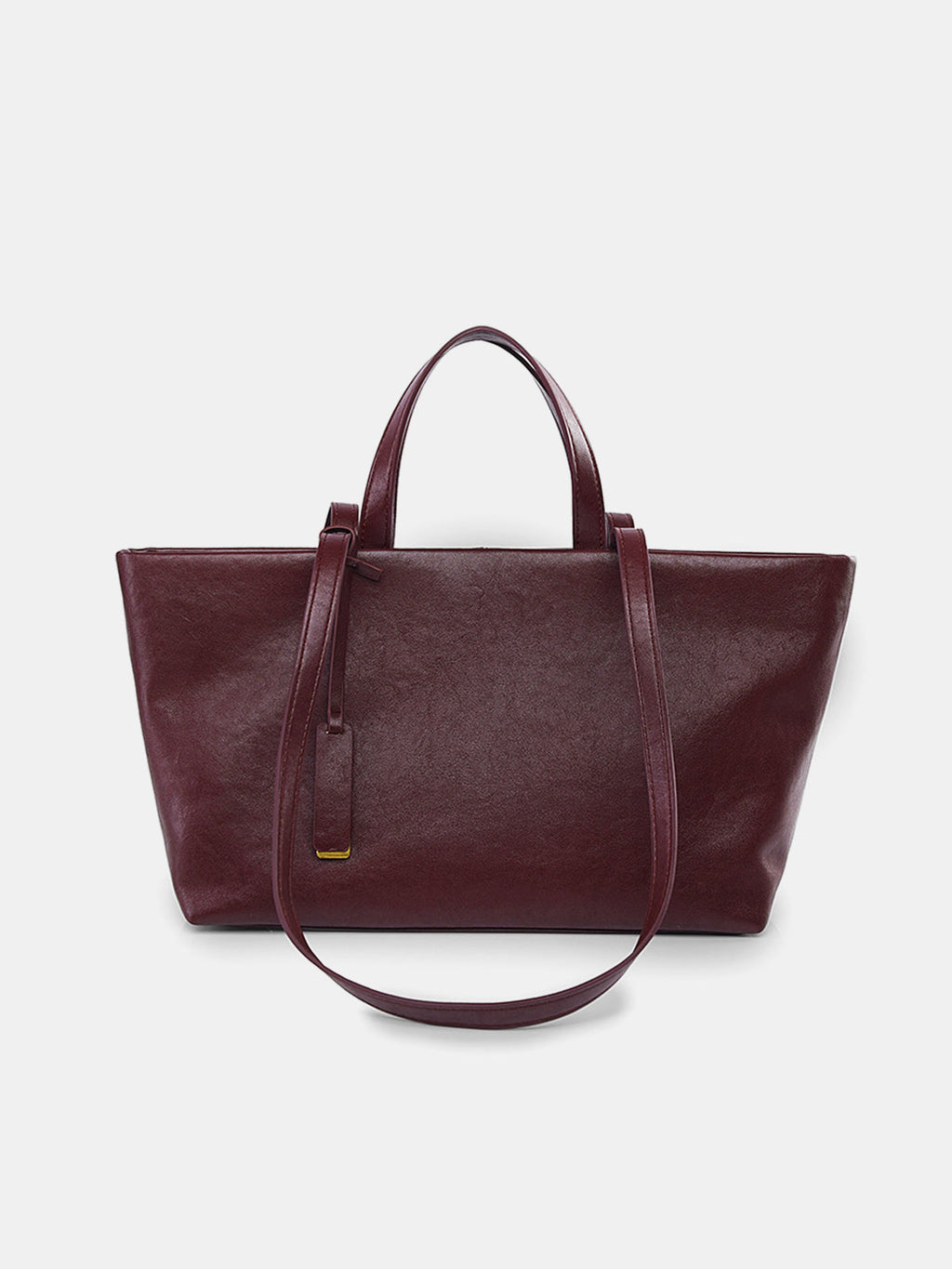 Große Shopper-Tasche aus Kunstleder